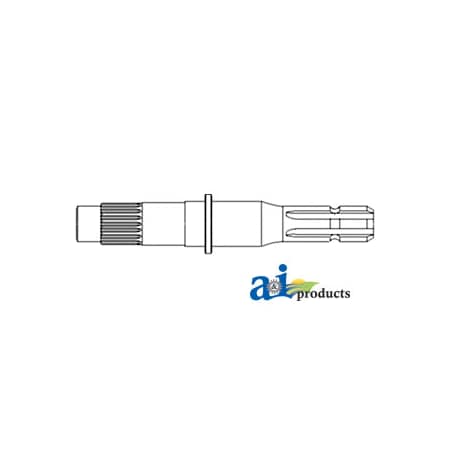 A & I Products Shaft, PTO 2.4" x2.2" x13.2" A-4344612
